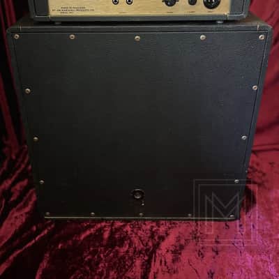 1970 Marshall JMP Bass 20 & Original 1969 Marshall Basketweave 4x10 Speaker Enclosure Plexi-Era RARE image 3