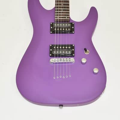 Schecter C-6 Deluxe Guitar Satin Purple B-Stock 1008 image 2