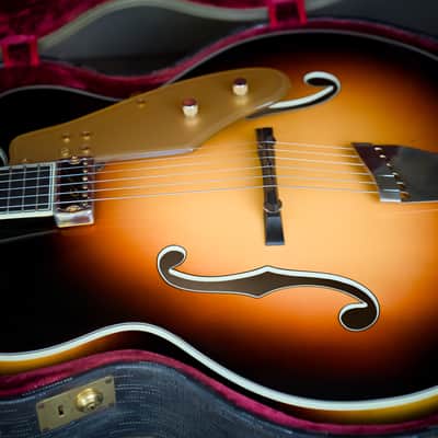 Rare Vintage 1961 Gretsch 6199 Sal Salvador Sunburst Hollowbody image 4