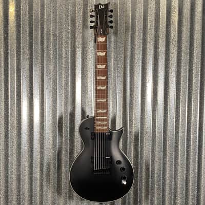 ESP LTD EC-258 8 String Black Satin Guitar EC258BLKS #1577 Used image 2