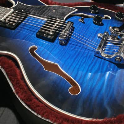 Heritage H-555 Custom 2012 Blueburst image 2
