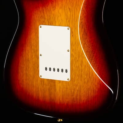 Fender Custom Shop Artisan Korina Thinline Stratocaster Chocolate 3-Tone Sunburst (247) image 2