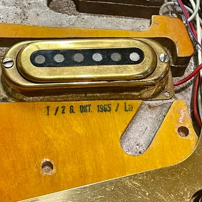 Framus Strato DeLuxe 1965 - 3-Color Sunburst Gold! 100% original image 18