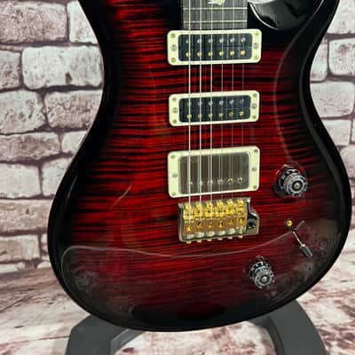 PRS Studio 10-Top - Fire Red Smokeburst imagen 2