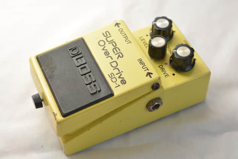 BOSS SD-1 Super OverDrive Black Label Made in Taiwan 1995 imagen 1