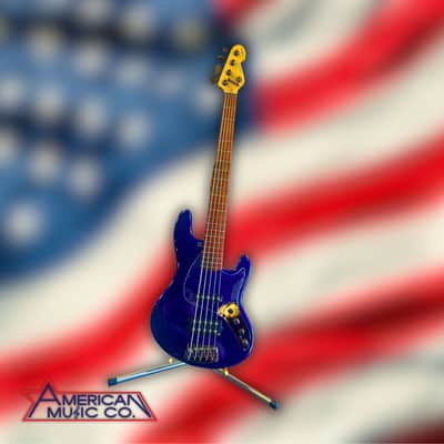 Sandberg California Grand Dark 5-String in San Remo Blue w/Darkglass 3-Band EQ image 1