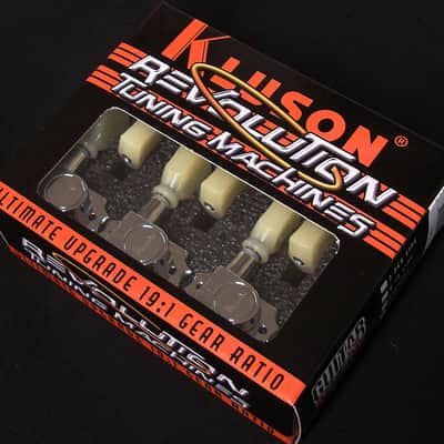 KRG-3-CP KLUSON® REVOLUTION™ G-MOUNT Tuning Machines 3x3, Chrome Finish image 4