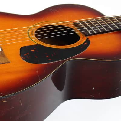 1966 Guild F-20 Small Body Sunburst | Hoboken Factory Vintage Guitar Acoustic Guitar image 20
