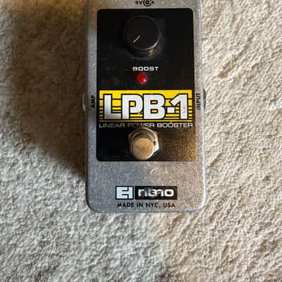 Electro-Harmonix LPB-1 Nano Linear Power Booster Preamp 2006 - Present - Black / Yellow / Gray image 1