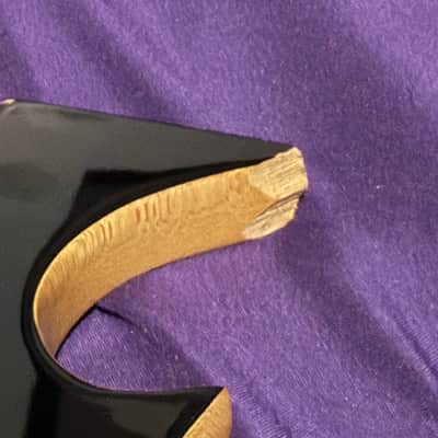 B.C. Rich Platinum Series Warlock 1998 – Transparent Blue (Widow Headstock) – Professionally Set Up – RoadRunner Premium Gig Bag Included image 11