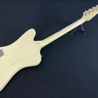 2021 Gibson Custom Shop Murphy Lab '64 Johnny Winter Signature Firebird V - Polaris White Aged image 14