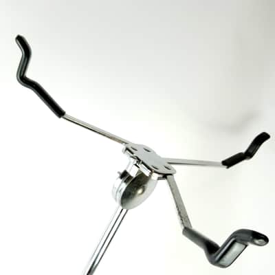 Slingerland#802 Snare Drum Stand Flush Base Tripod+Ratchet Basket Flat Niles 60s image 4