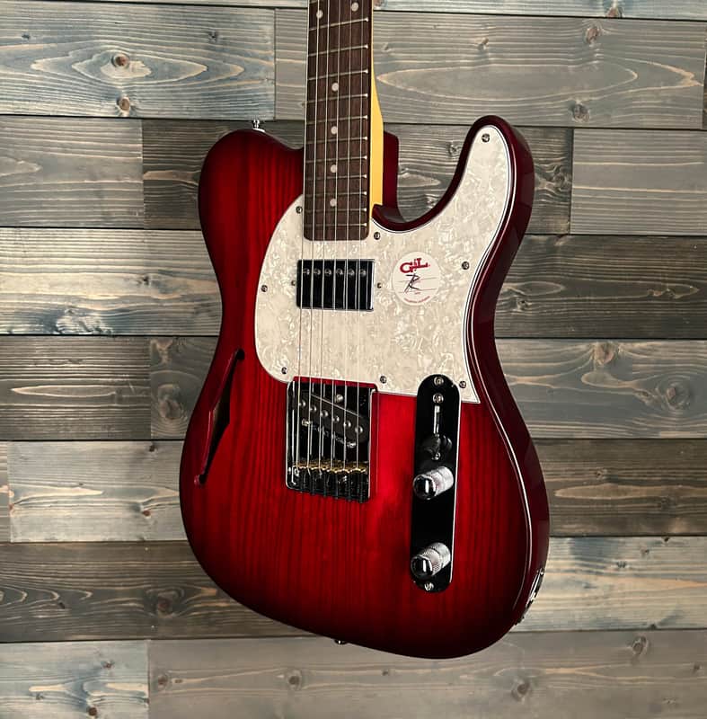 G&L Tribute ASAT Classic Bluesboy Semi-Hollow - Redburst image 1