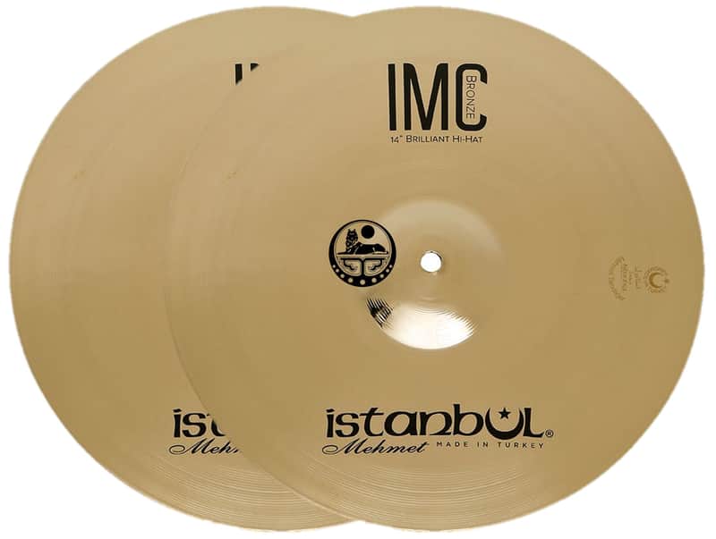 Istanbul Mehmet Cymbals 14" IMC Brilliant Hi-Hat image 1