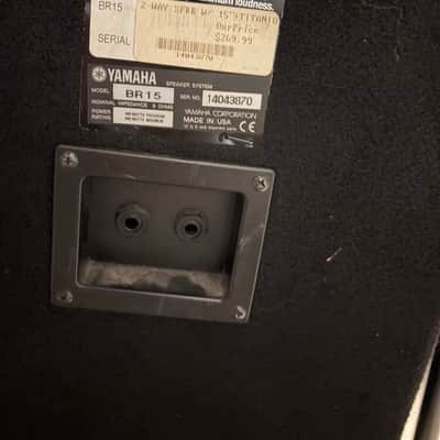 Yamaha BR15 400w 2-Way Passive 15" Speaker 2011 - Present - Black image 2