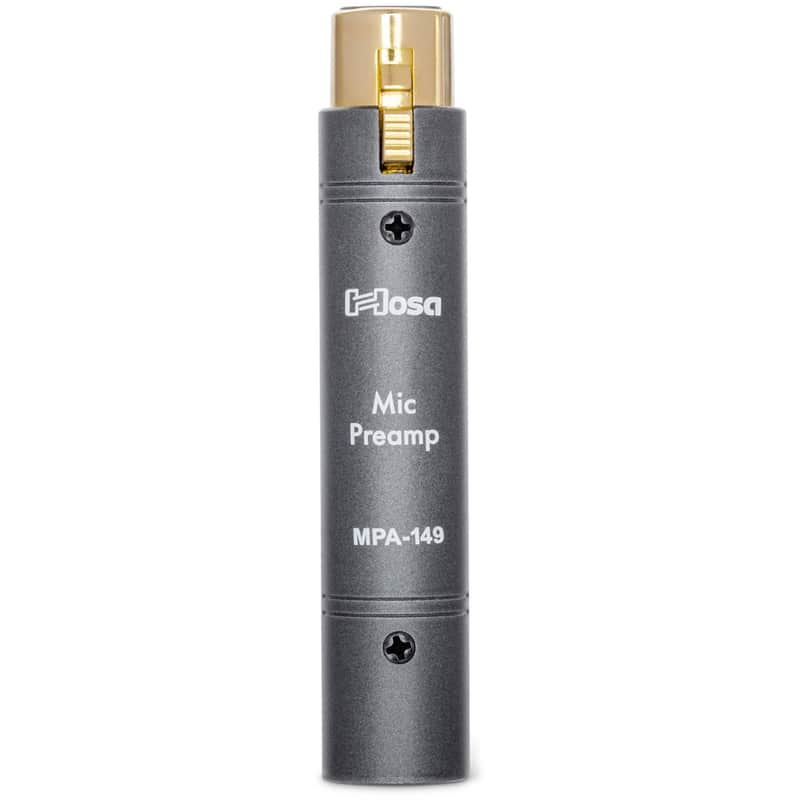 Hosa MPA-149 Active Preamplifier XLRM to XLRF image 1