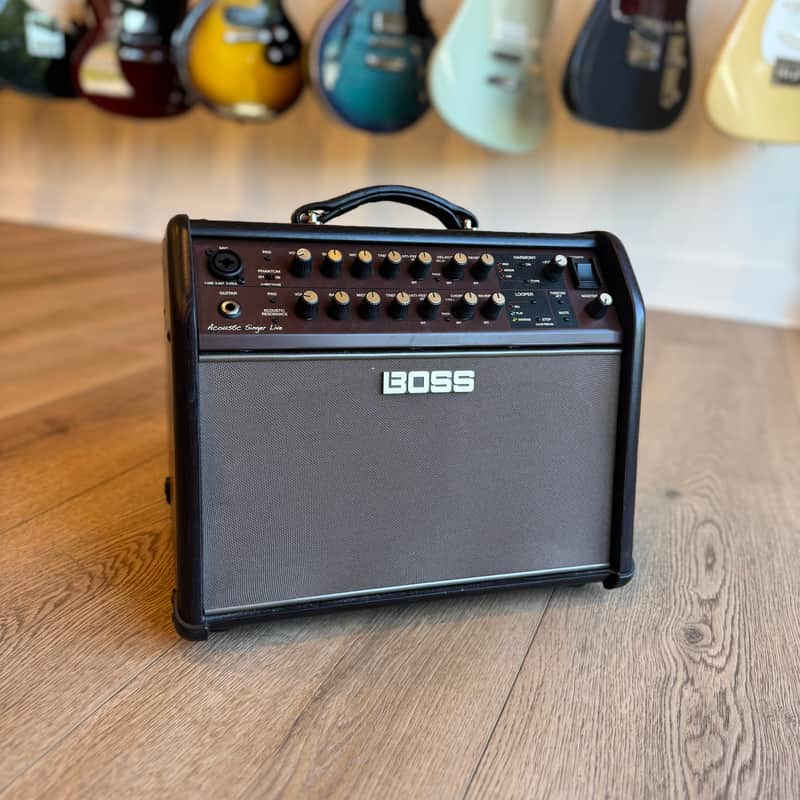 Boss ACS-LIVE Acoustic Singer Live 60w 1x6.5" Guitar Combo 2017 - Present - Brown image 1