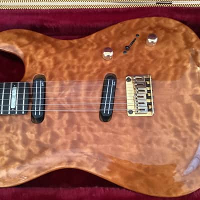 Godin Artisan TC-1 flamed maple top 90s Amberburst image 2