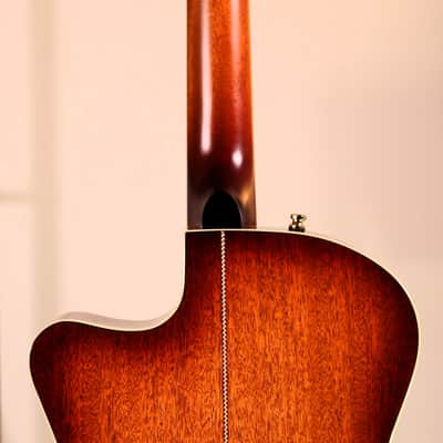 Godin Connaisseur MJ - Ebony Fingerboard, Sunsetburst Maho image 11