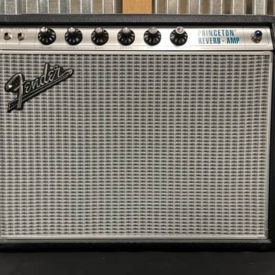 Fender '68 Custom Princeton Reverb-Amp 12-Watt 1x10" Guitar Combo 2013 - Present - Black image 2