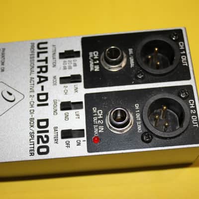 Behringer Ultra-DI DI20 2-Channel Active Direct Box / Splitter image 1