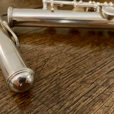Armstrong Eb flute, RARE "Soprano Flute" silver image 15