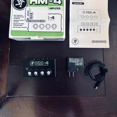 Mackie HM-4 4-Way Headphone Amplifier 2018 - Present - Black image 3