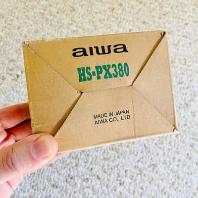 [Rare Full Box] AIWA PX380 Walkman Cassette Player, Awesome Silver ! Working ! image 18