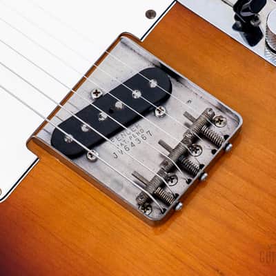 1983 Fender JV '62 Telecaster Custom TL62B-65 Sunburst w/ Case, Japan MIJ Fujigen image 8