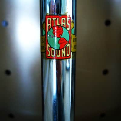 Vintage RARE 1950's Atlas CS-33 microphone floor stand MS10C MS12C MS11C CS42 CS32 Shure Electro Voice image 6