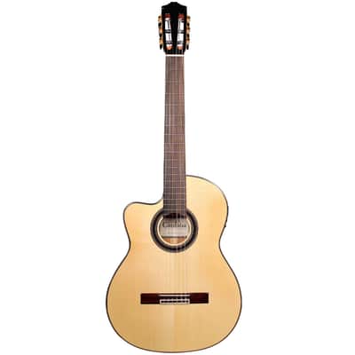 Cordoba GK Studio Negra Left-Handed Flamenco Acoustic-Electric Guitar image 2
