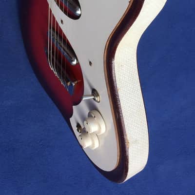 Silvertone 1457 1960 Red Sparkle image 7