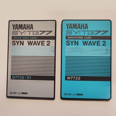 Yamaha SY77 / TG77 SYN WAVE 2 Sound Card Set Vintage 90s rare sounds