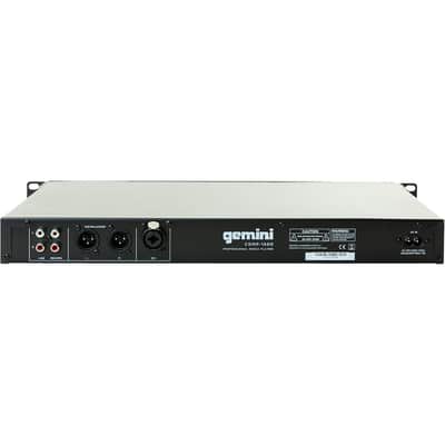 Gemini Professional Rackmount CD Player - DJ CD Player with Pitch Control, USB Media Player, Anti-Shock Technology, XLR/RCA Outputs, Remote Control for Venues, Studios & Events (CDMP-1500) image 3