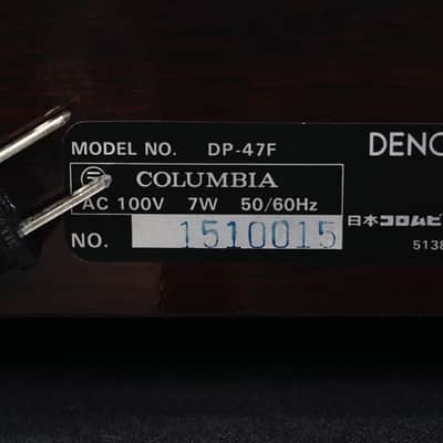 Denon DP-47F Vintage Fully Automatic Direct Drive Vinyl Turntable - 100V image 16
