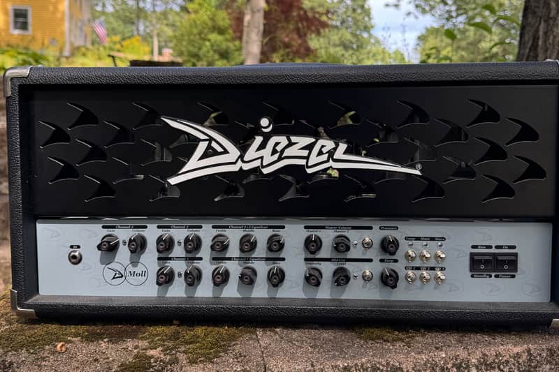 Diezel D-Moll 2.5-Channel 100-Watt Guitar Amp Head 2013 - 2019 - Black with Classic Metal Grille image 1