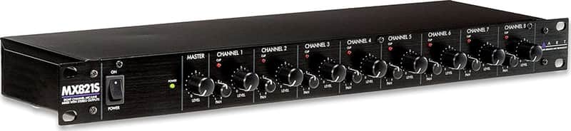 ART MX821S 8-Channel Analog Rack Mount Mixer image 1