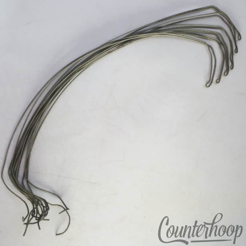 *Leedy 14" 12-Strand Snare Drum Coiled Metal over Cloth Wires USA Vintage 20s* image 1