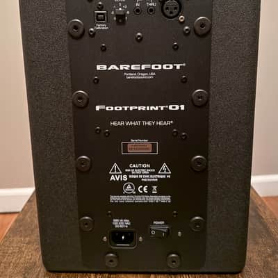 Barefoot Sound Footprint 01 Three-Way Active Studio Monitor - Pair 2017 - Present - Black image 2
