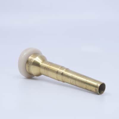 Wedge C Findley MV Trumpet Mouthpiece - Delrin/Raw Brass image 4