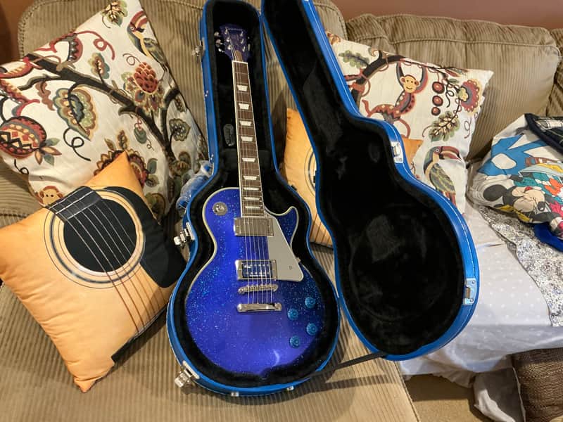 Epiphone Tommy Thayer Signature "Electric Blue" Les Paul Standard 2020 Electric Blue image 1