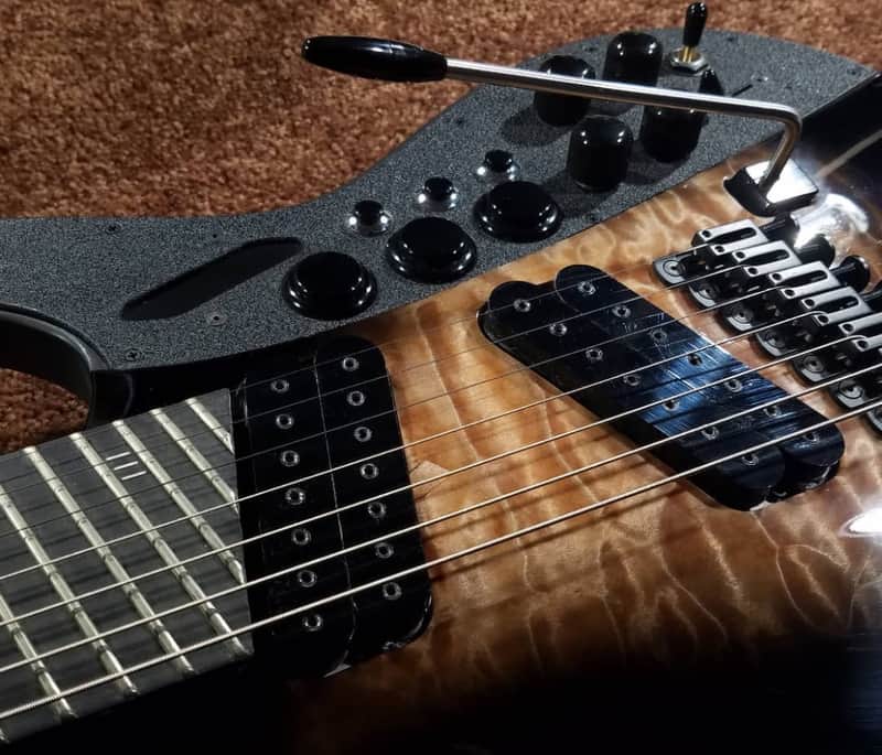 Visionary Instruments 7 string Midi Guitar Controller 2020 - Tobacco sunburst image 1