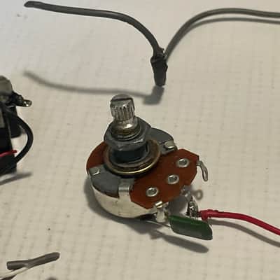 2000's Ibanez RG7321 RG Series Guitar Factory Electronics Wiring, Volume Tone Pot Jack image 3