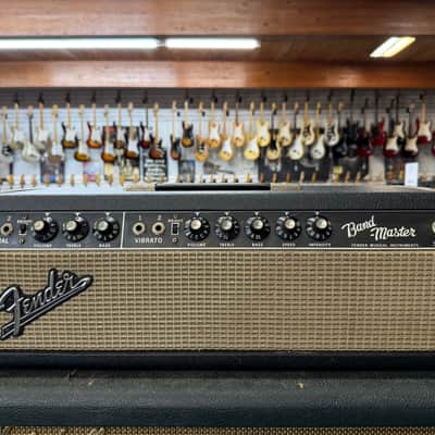 Fender Bandmaster 40-Watt 2-Channel Guitar Amp Head 1966 - Black Panel image 1