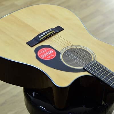 Fender Classic Design CD-60SCE Dreadnought Natural Electro Acoustic Guitar image 3