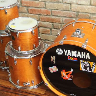Yamaha Birch Custom Absolute - natural vintage 5pc drumset image 4