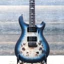 PRS SE Custom 24-08 Poplar Burl Limited Edition Lake Blue Midnight Burst Electric Guitar w/Bag