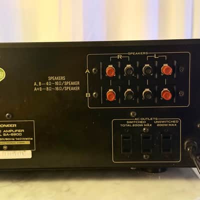 🎶✨ Pioneer SA-8900 Vintage Integrated Amplifier — 80 WPC, Serviced/Cleaned, 100V JDM, 3+ Hour Bench Tested image 11