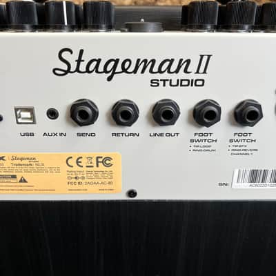 NUX Stageman II Studio AC-60 60-watt 1 x 6.5-inch Acoustic Guitar Combo Amp image 8