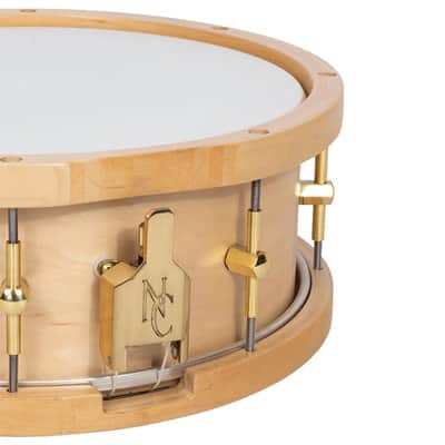 Used Noble & Cooley FGHOS145.5WH-USS 14x5.5 Ulysses Owens Jr. Signature "U" Snare Drum with Wood Hoops image 2